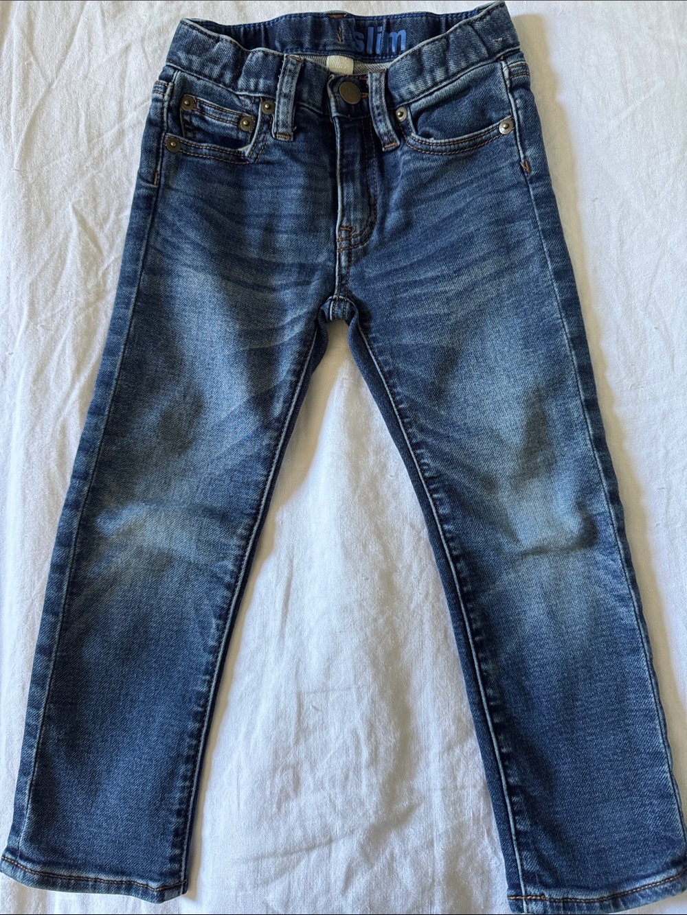 Crewcuts Dark Blue Slim Kids Jeans